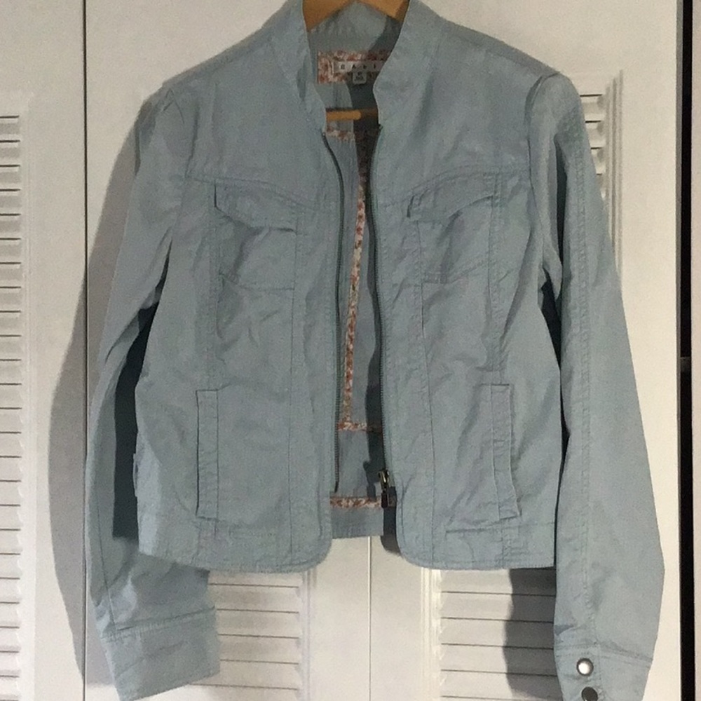 Cabi cropped moto jacket